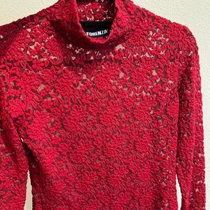 Vintage‎ 90’s floral see through top